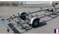 Remorque bateau simple essieu 1300 KG P1301XF