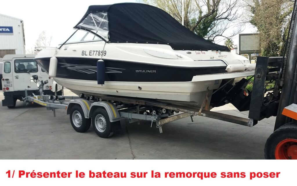 remorque de bateau