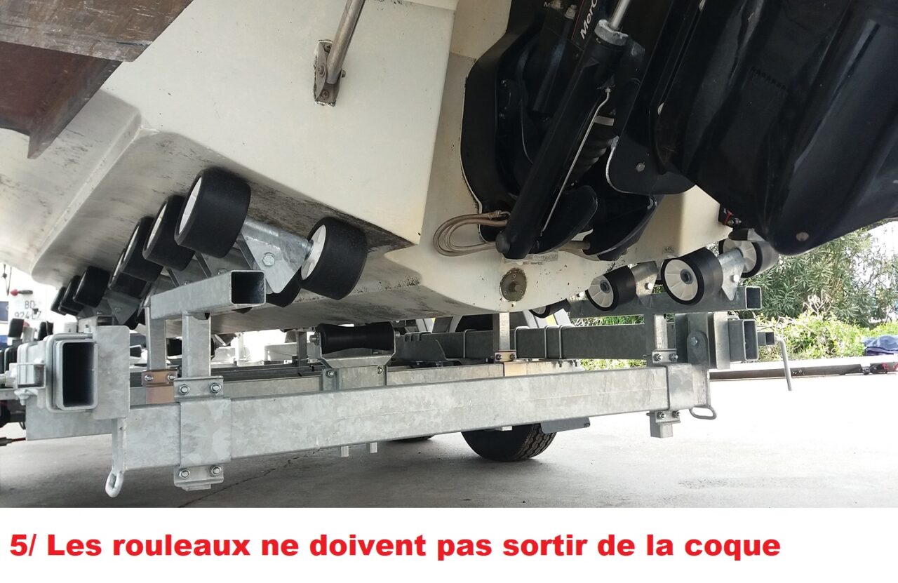 DITKOK Support de treuil réglable pour remorque de bateau