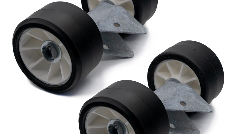 2 Rouleaux avec galets Diamètre 120mm