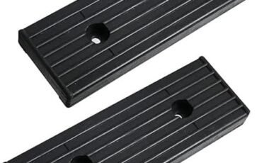 Lot de 2 Patins Noir GM 020 pour BER Stockage Bateau. 300x100x35mm. Fabrication Française
