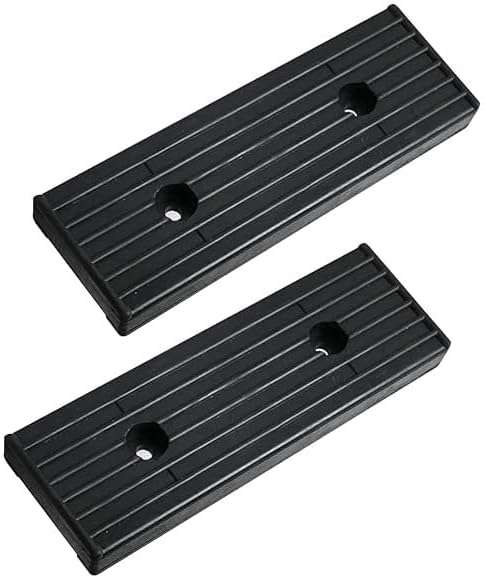 Lot de 2 Patins Noir GM 020 pour BER Stockage Bateau. 300x100x35mm. Fabrication Française