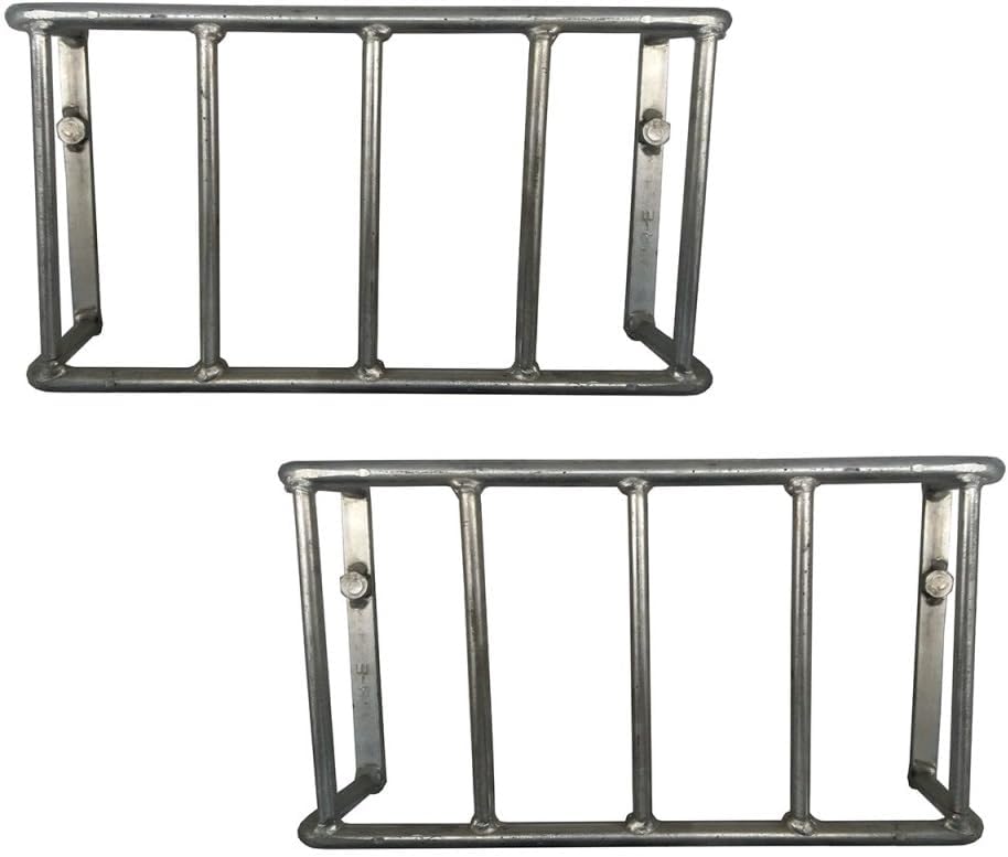 Lot 2 grilles de protection feu arrière, 260x140mm, protège-feux droit et gauche pour éclairage arrière de remorque, caravane, camping-car